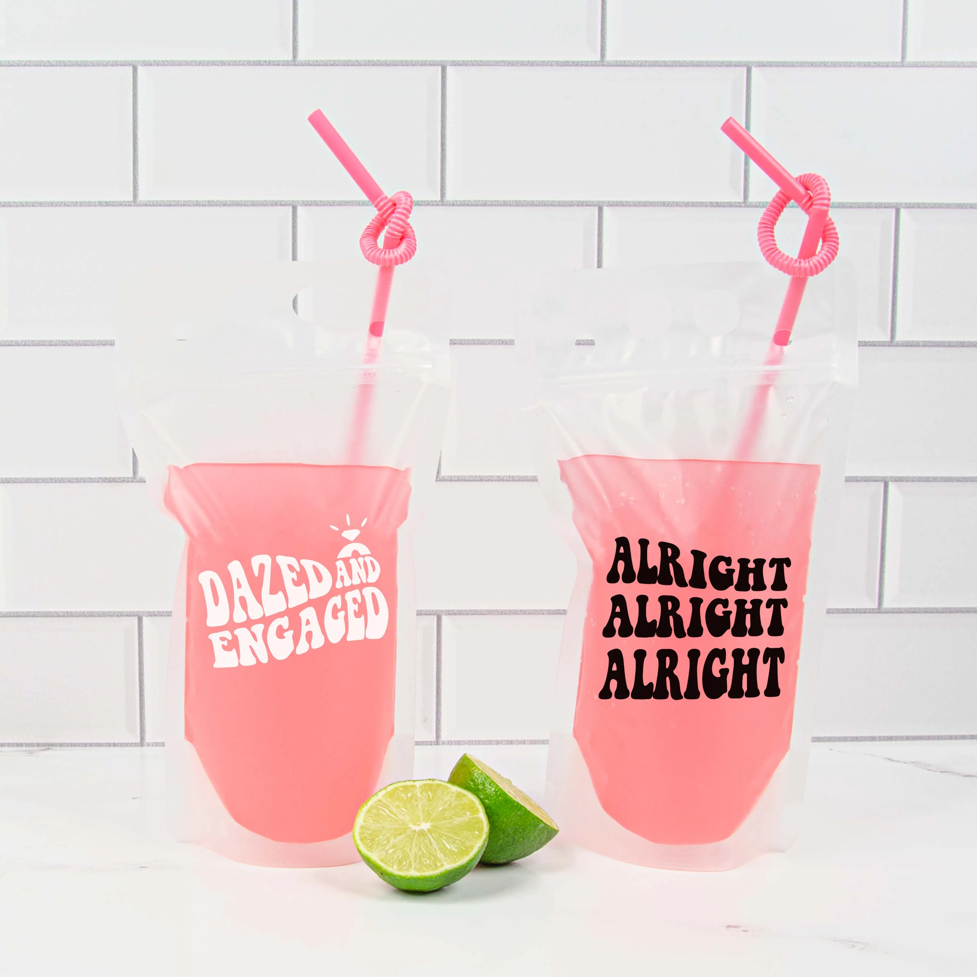 Dazed & Engaged Drink Pouches