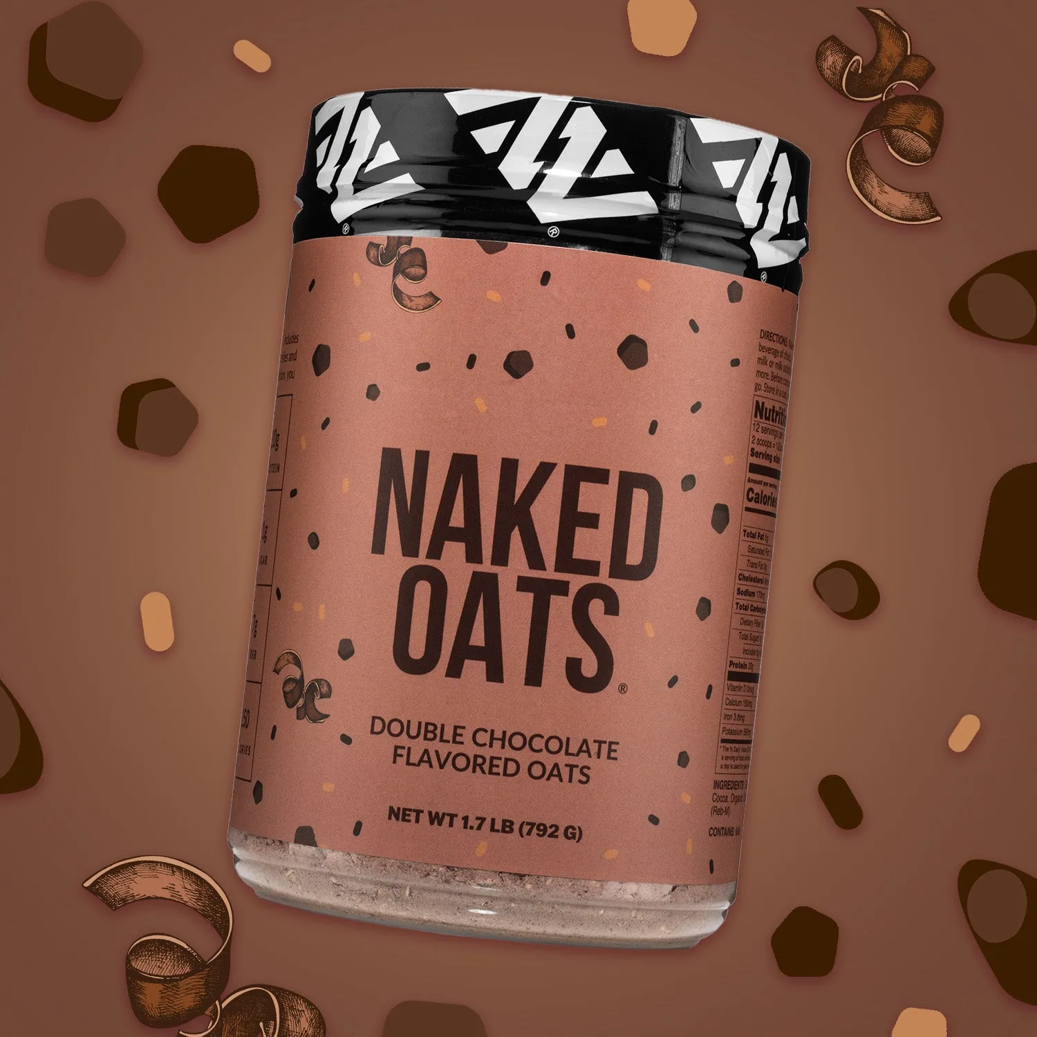 Double Chocolate Protein Oats | Naked Oats