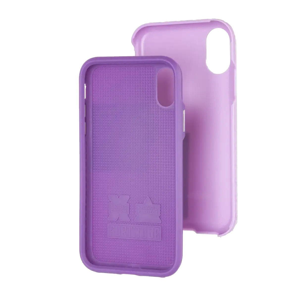 Dual Layer Case for Apple iPhone XR | Lilac Blossom Purple | Fortitude Series