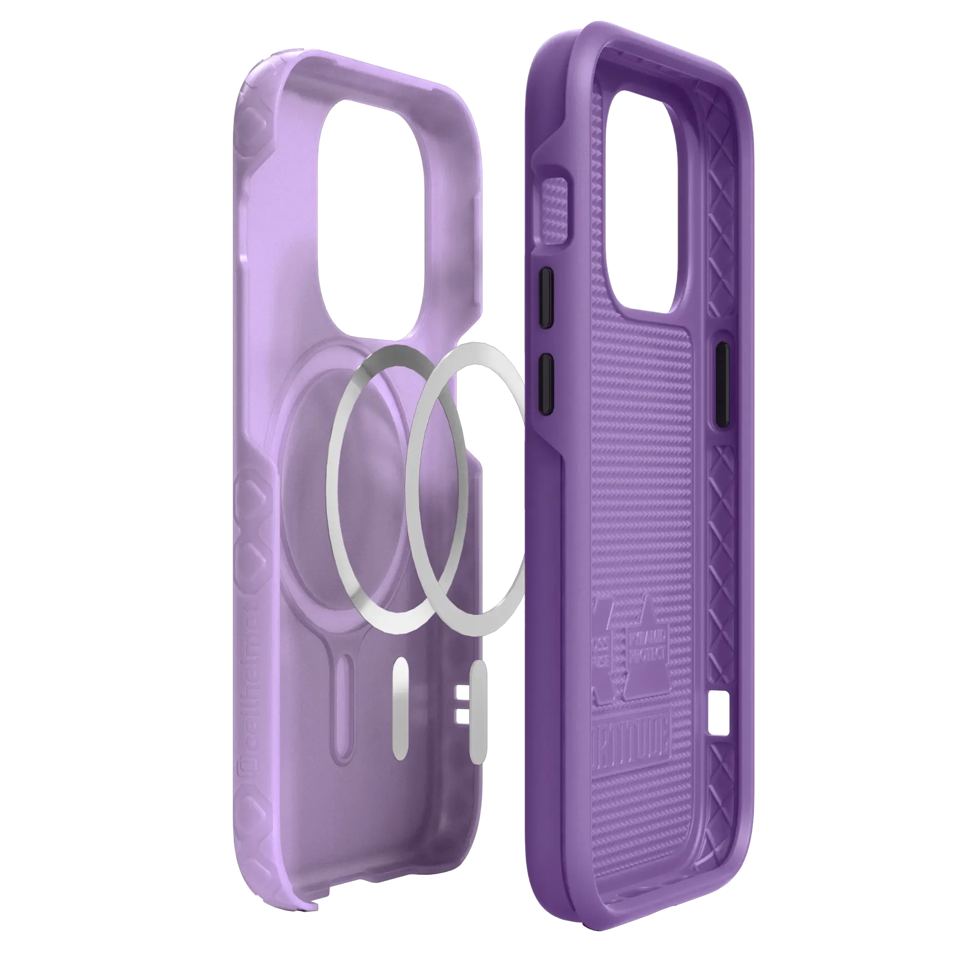 Dual Layer MagSafe Case for Apple iPhone 14 Pro | Lilac Blossom Purple | Fortitude Series