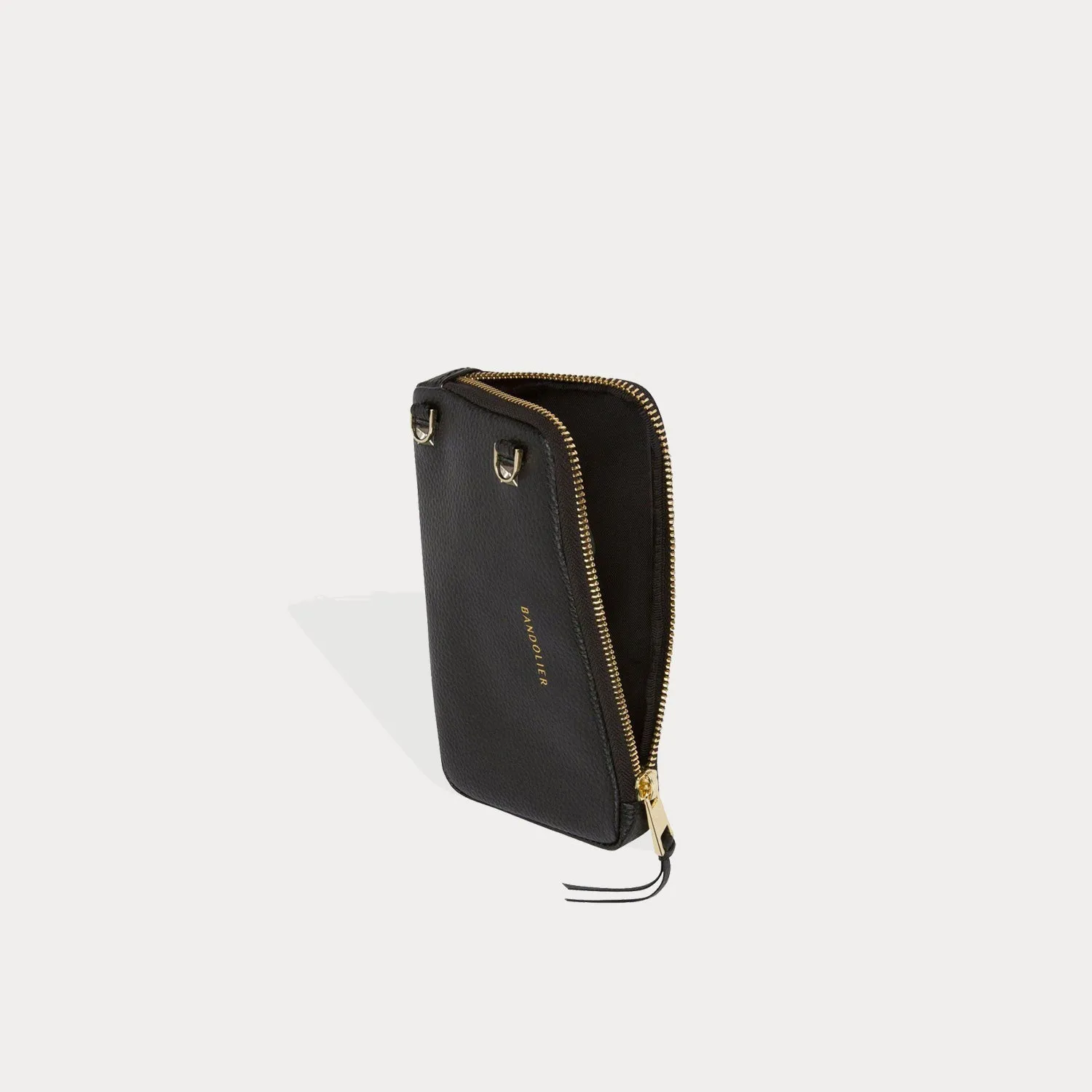 Expanded Zip Pouch - Black/Gold