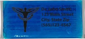 FREE Personalized Reusable Hot/Cold Gel Pack, 4" x 9" - (Pack of 24)