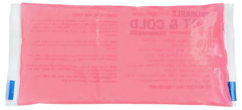 FREE Personalized Reusable Hot/Cold Gel Pack, 4" x 9" - (Pack of 24)