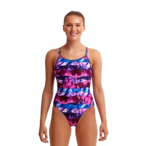 Funkita Womens Diamond Back One Piece FS11L- Ice Pack