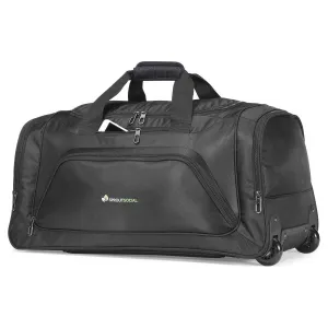 Gemline Black Cross Country Wheeled Duffel
