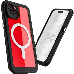 Ghostek iPhone 15 Case Nautical Slim Waterproof w/ Magsafe Clear