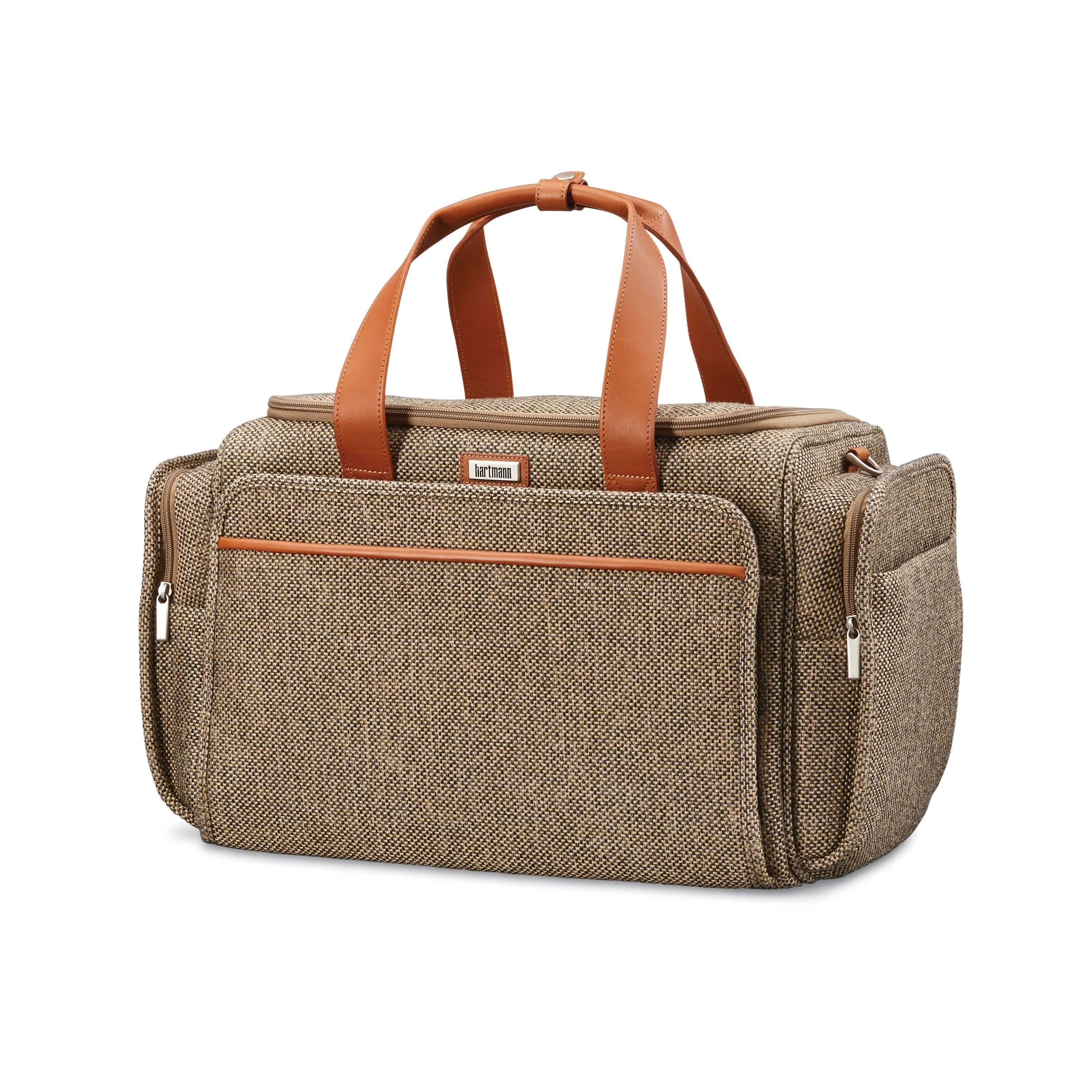 Hartmann Tweed Legend 21" Travel Duffel Natural Tweed