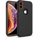 iPhone XS Defender Rugged Case - Black/Red