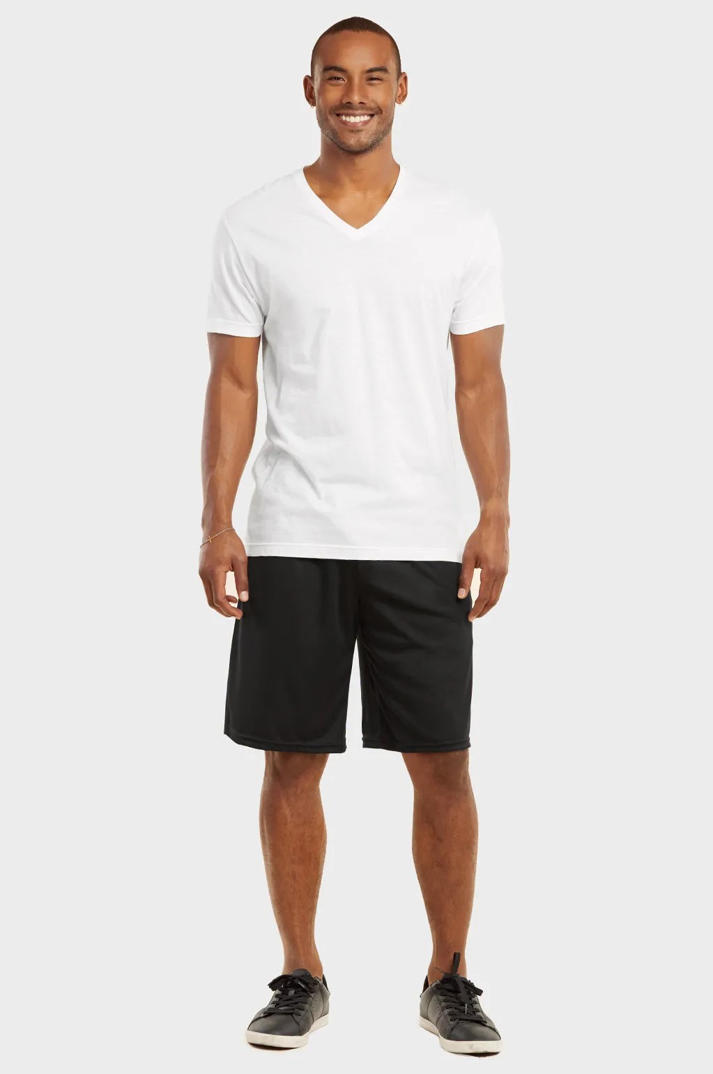 KNOCKER MEN'S ATHLETIC SHORTS (KMS4000_BLACK)