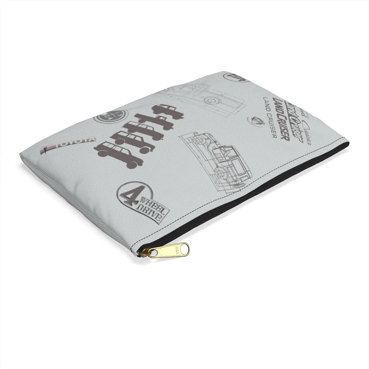 Land Cruiser Gray Accessory Pouch by Reefmonkey
