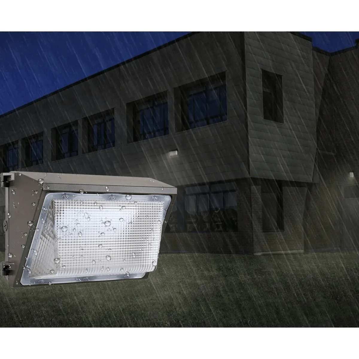 LED Wall Pack, 40 Watts, 5100 Lumens, 5000K, 120-277V