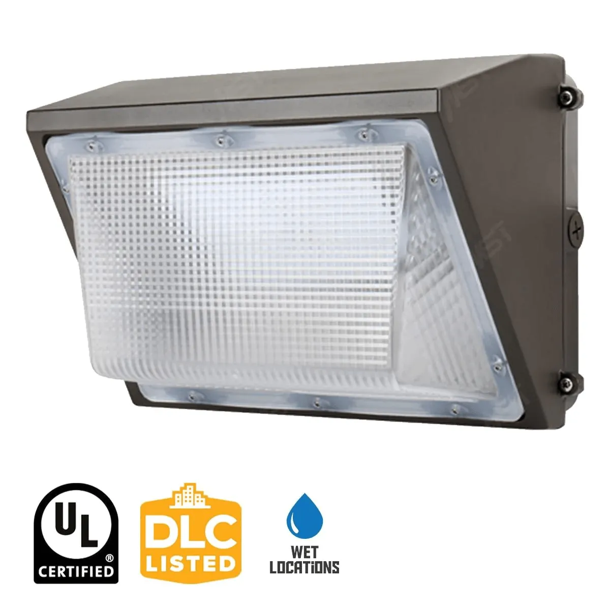LED Wall Pack, 40 Watts, 5100 Lumens, 5000K, 120-277V
