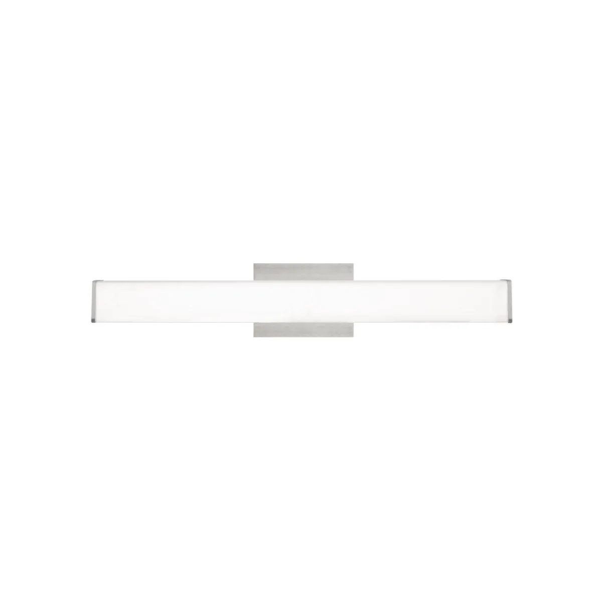 Lynn 25 in. LED Bath Bar 277V 1092 Lumens 3000K Satin Nickel White Glass Finish