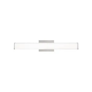 Lynn 25 in. LED Bath Bar 277V 1092 Lumens 3000K Satin Nickel White Glass Finish