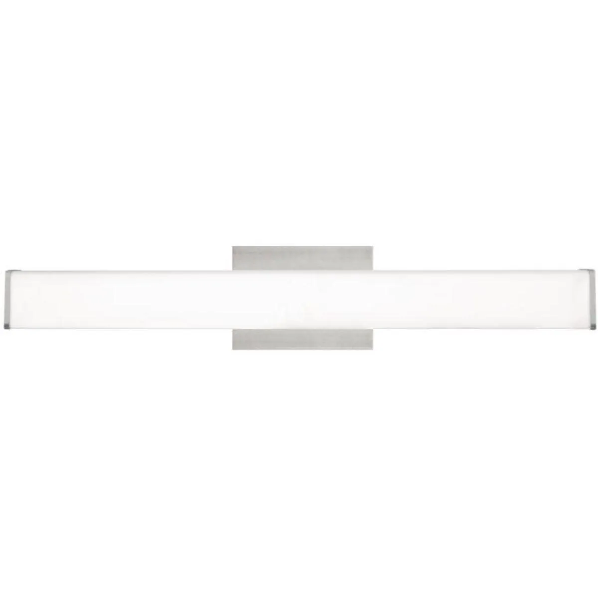 Lynn 25 in. LED Bath Bar 277V 1092 Lumens 3000K Satin Nickel White Glass Finish