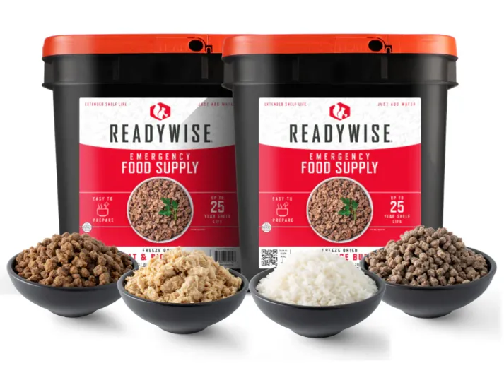 Meat & Rice Emergency Food Bucket