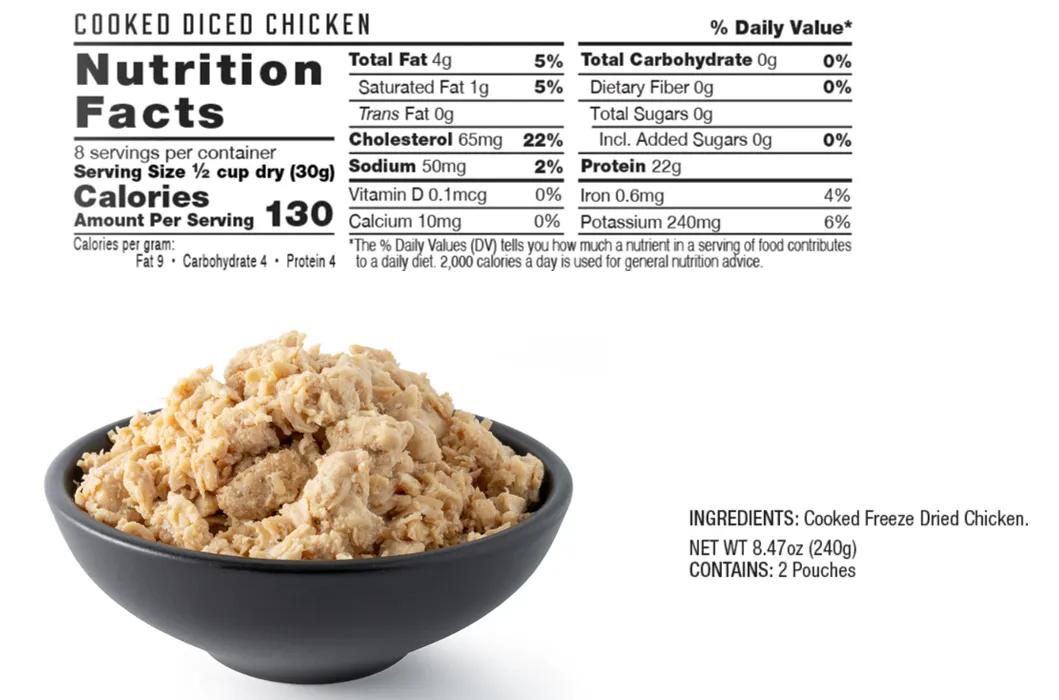 Meat & Rice Emergency Food Bucket