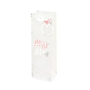 Miss To Mrs Single-Bottle Wine Bag by Cakewalk