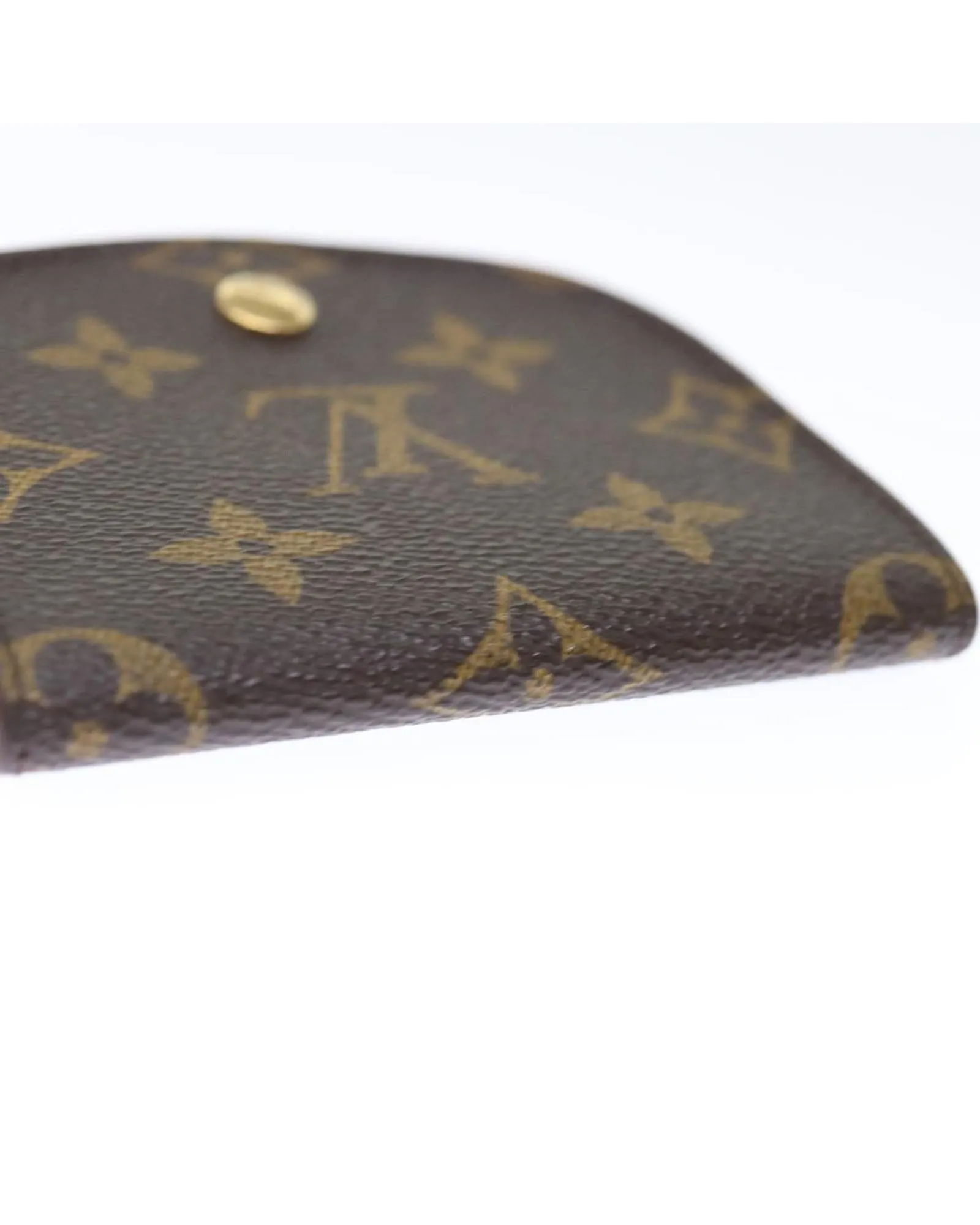 Monogram Canvas Coin Purse with Clasp Button - France
