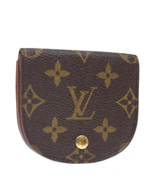 Monogram Canvas Coin Purse with Clasp Button - France