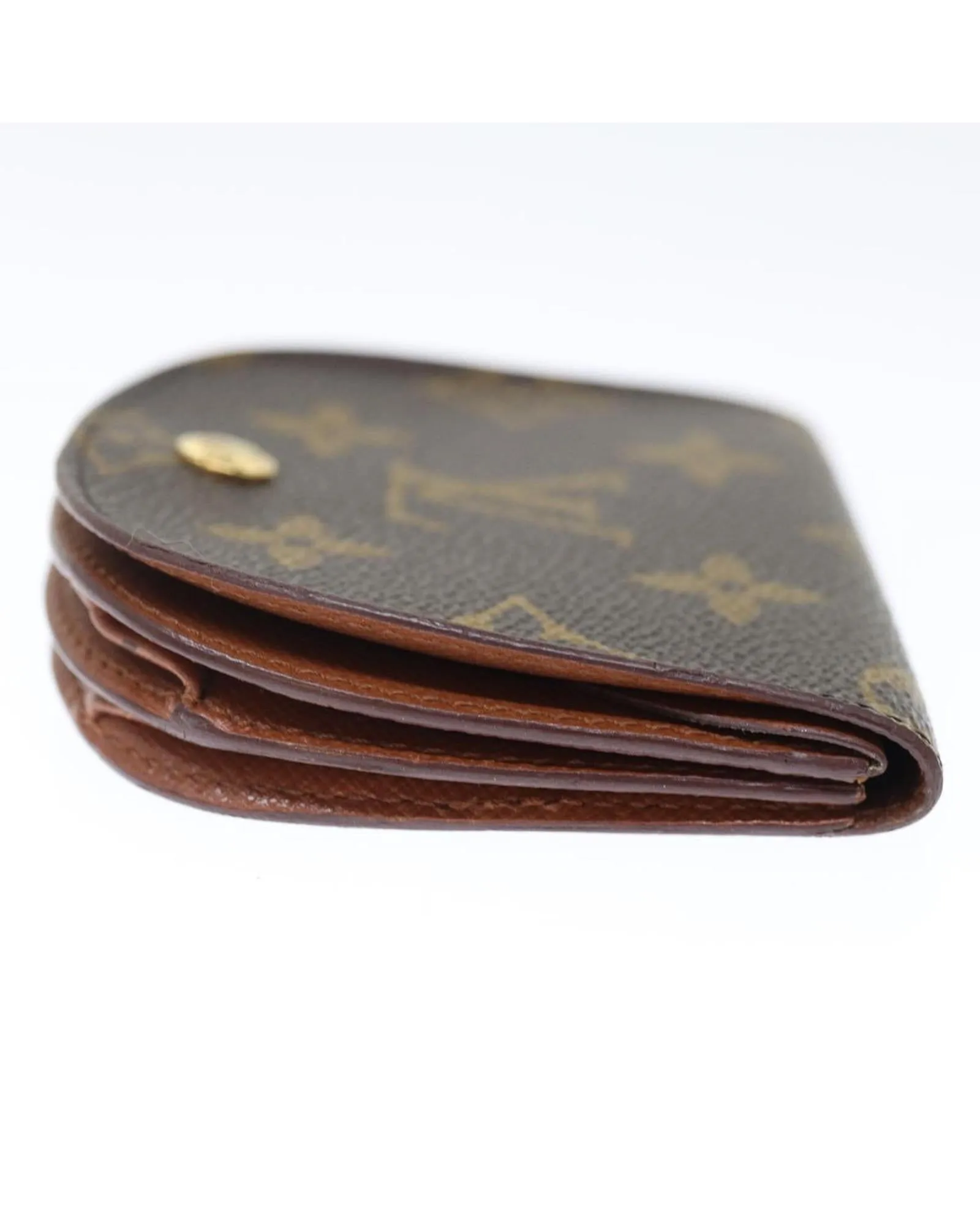 Monogram Canvas Coin Purse with Clasp Button - France