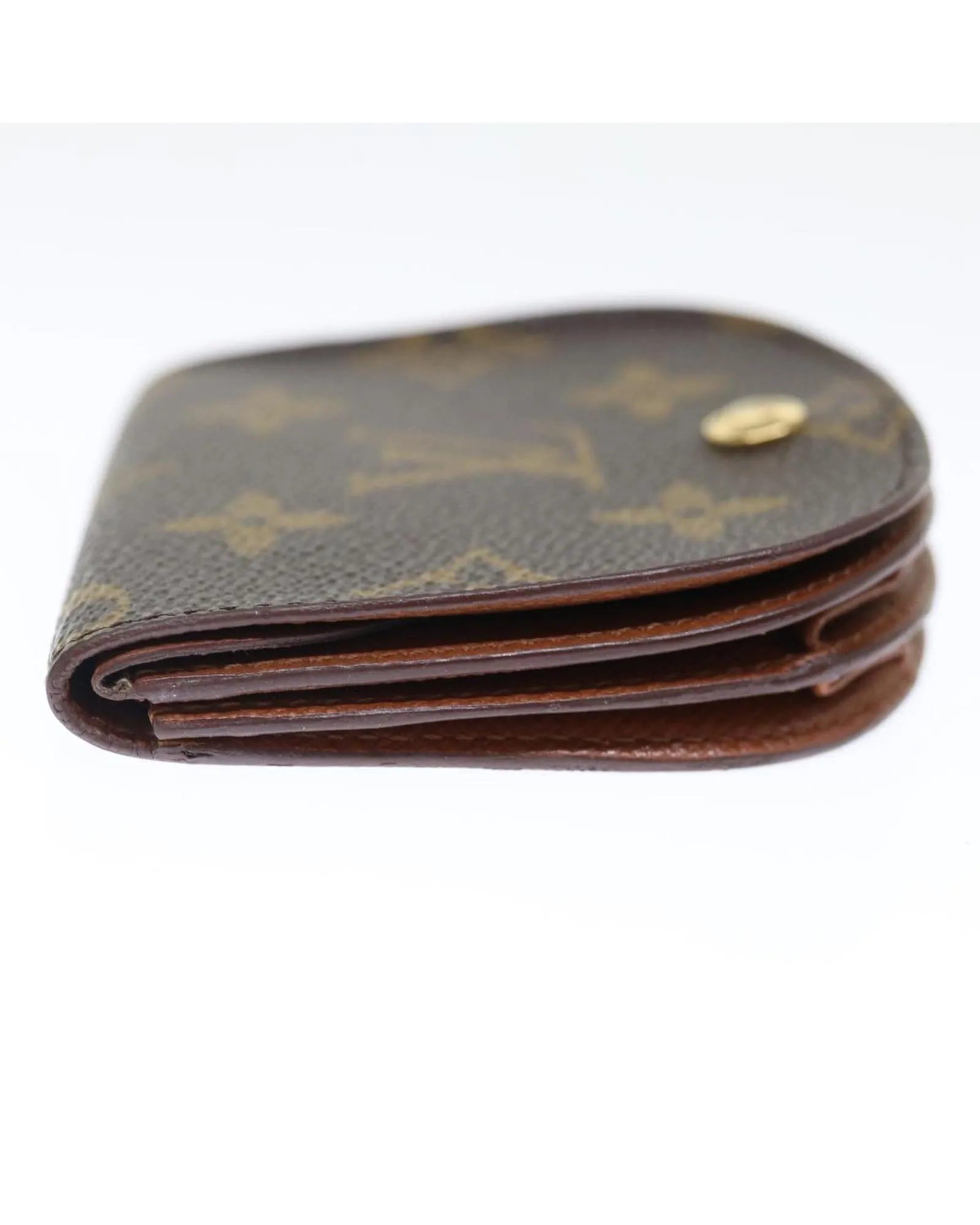 Monogram Canvas Coin Purse with Clasp Button - France