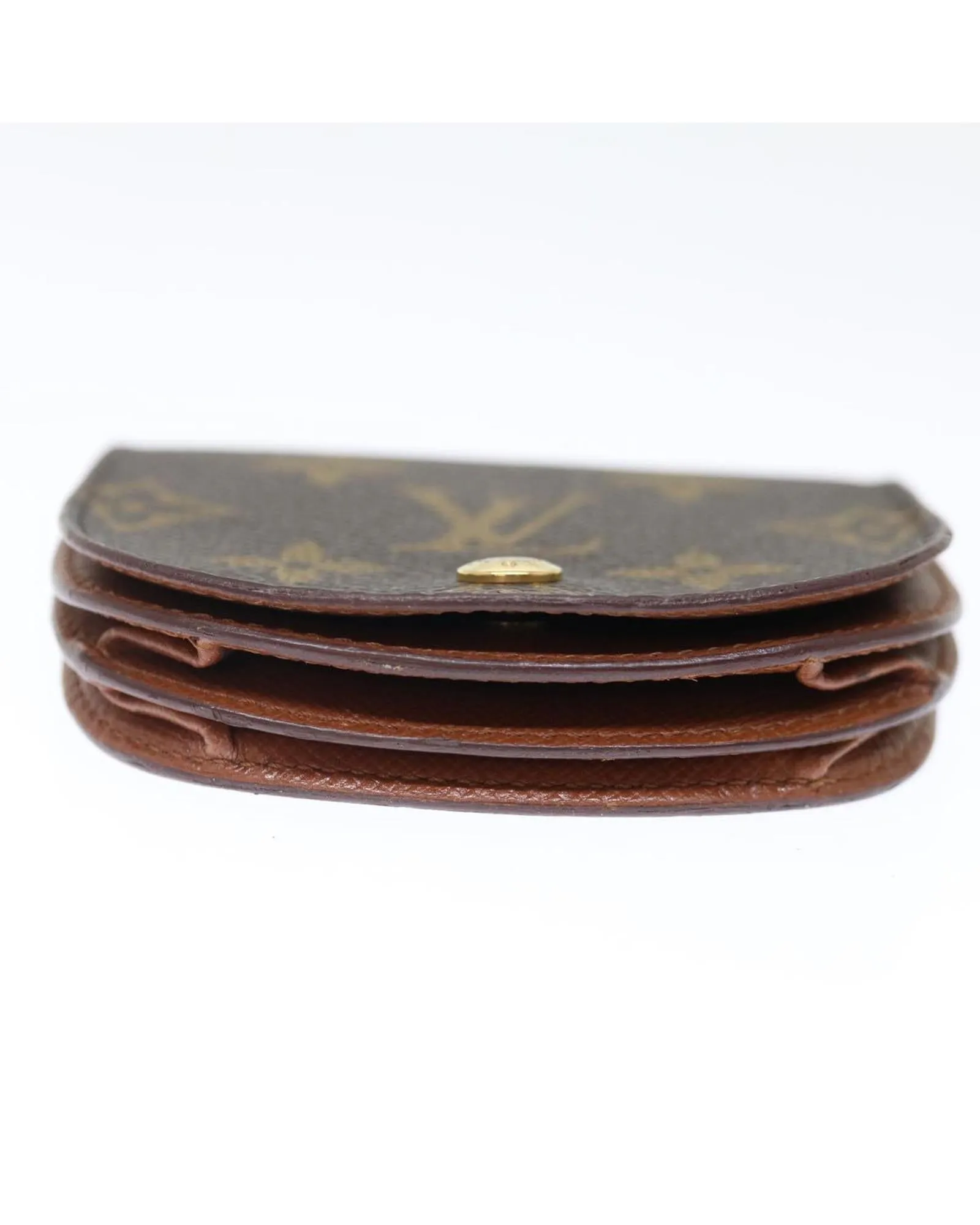 Monogram Canvas Coin Purse with Clasp Button - France