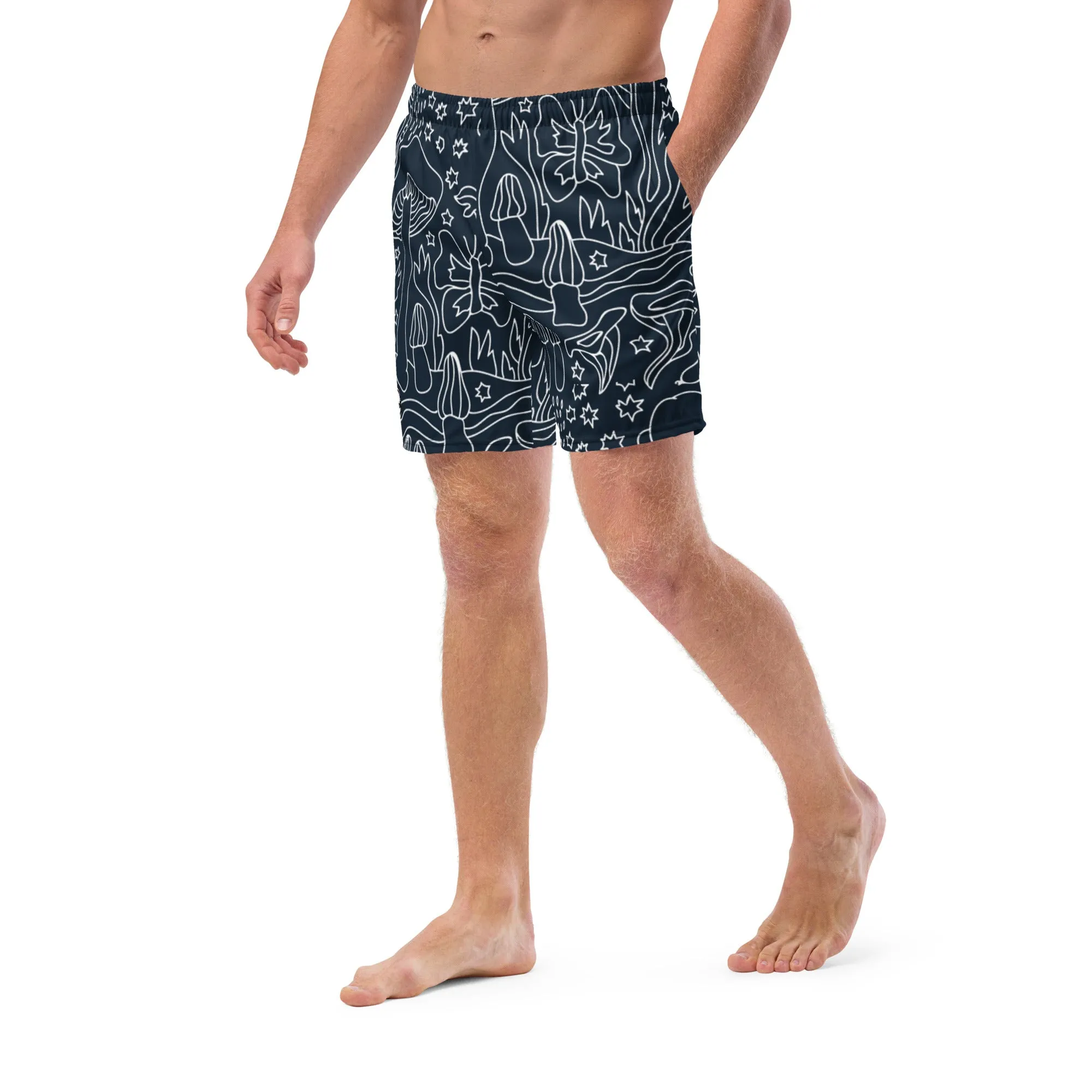 Mushrooms Men's swim trunks