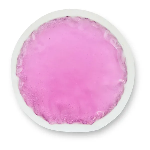 PERSONALIZED Reusable Cloth-Backed Hot/Cold Gel Pack, 6" Round - Violet