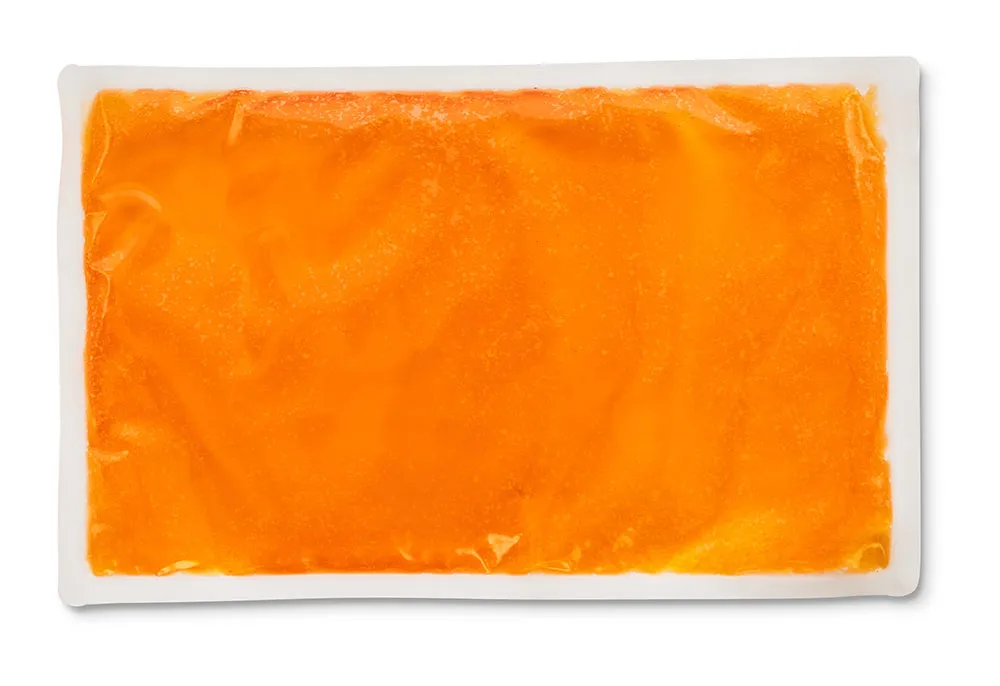 PERSONALIZED Reusable Cloth-Backed Hot/Cold Gel Pack, 6" x 10" - Orange