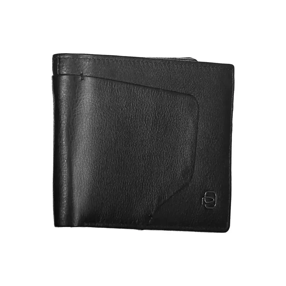 Piquadro Black Leather Mens Wallet