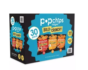 Pop Chips Bold and Crunchy Ridges .24 oz. Variety Pack