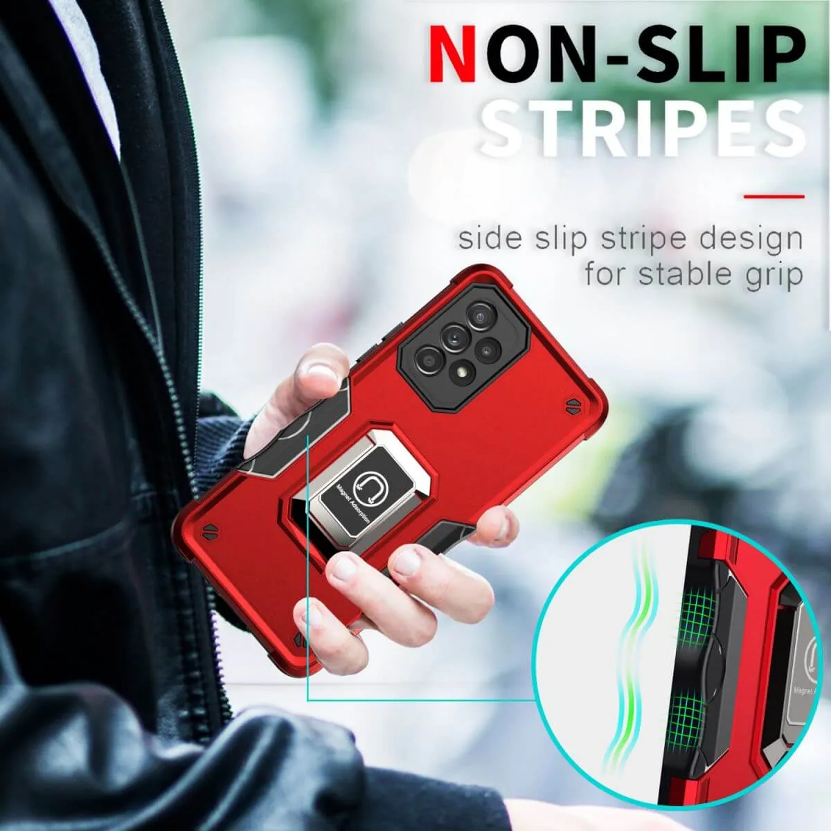 Pop Stand Series Samsung A52 5G Magnetic Case with Stand