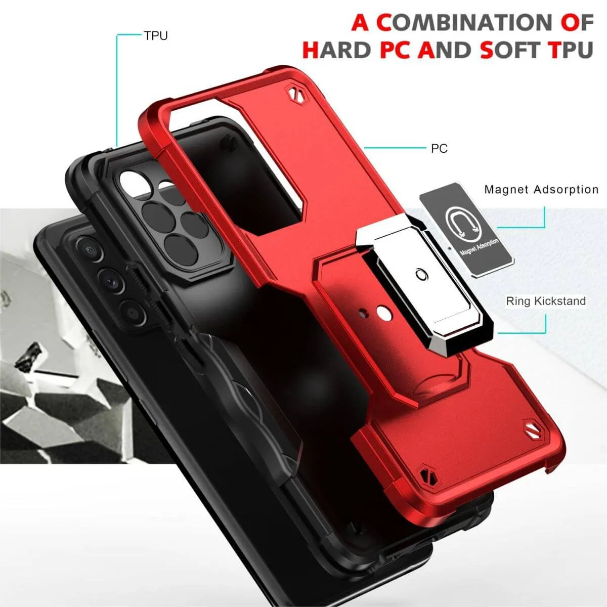 Pop Stand Series Samsung A52 5G Magnetic Case with Stand