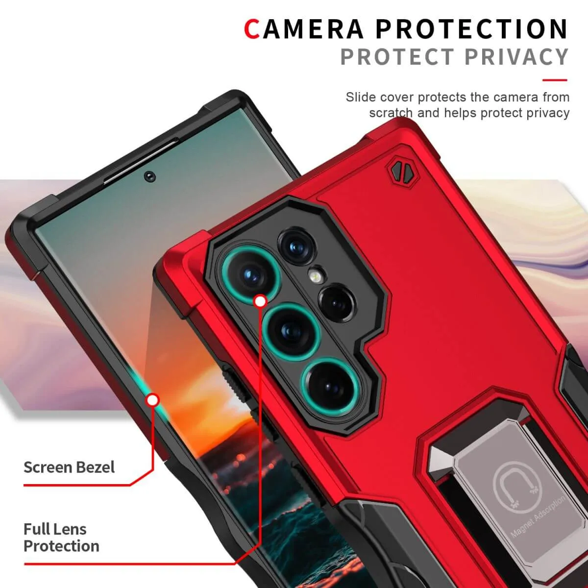 Pop Stand Series Samsung S22/S23 Ultra Magnetic Case with Stand
