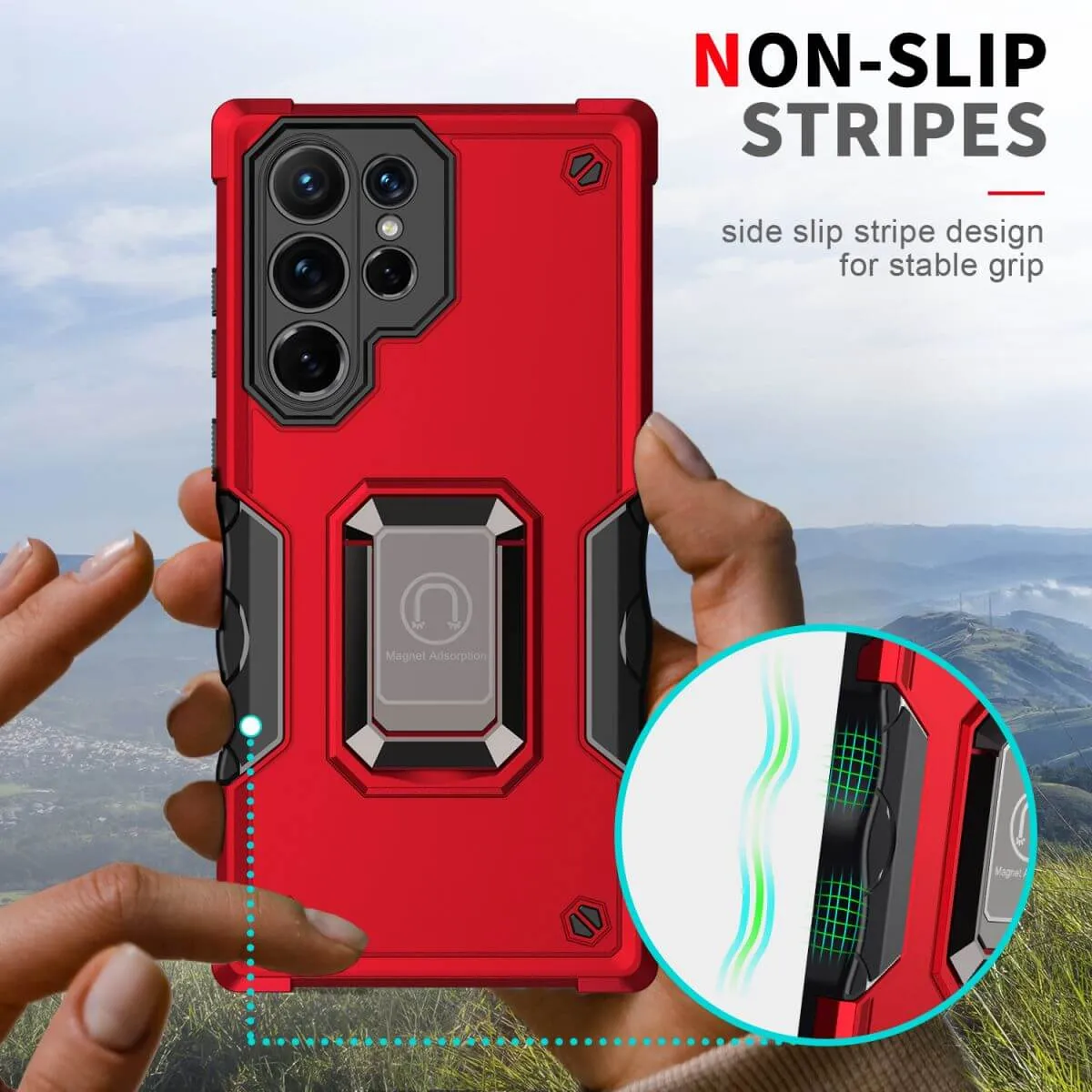 Pop Stand Series Samsung S22/S23 Ultra Magnetic Case with Stand