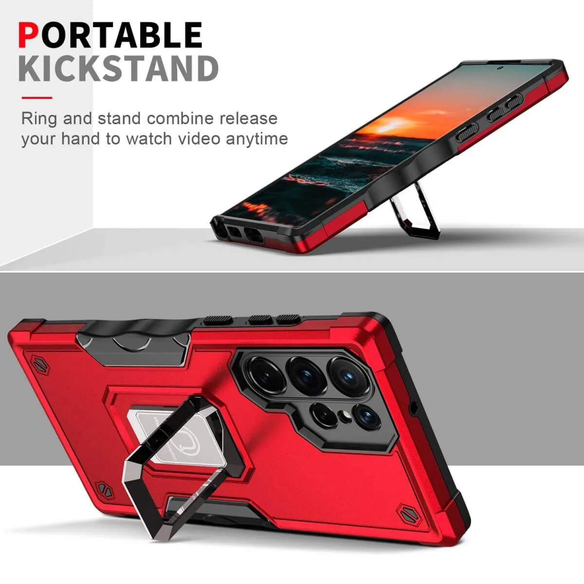 Pop Stand Series Samsung S22/S23 Ultra Magnetic Case with Stand