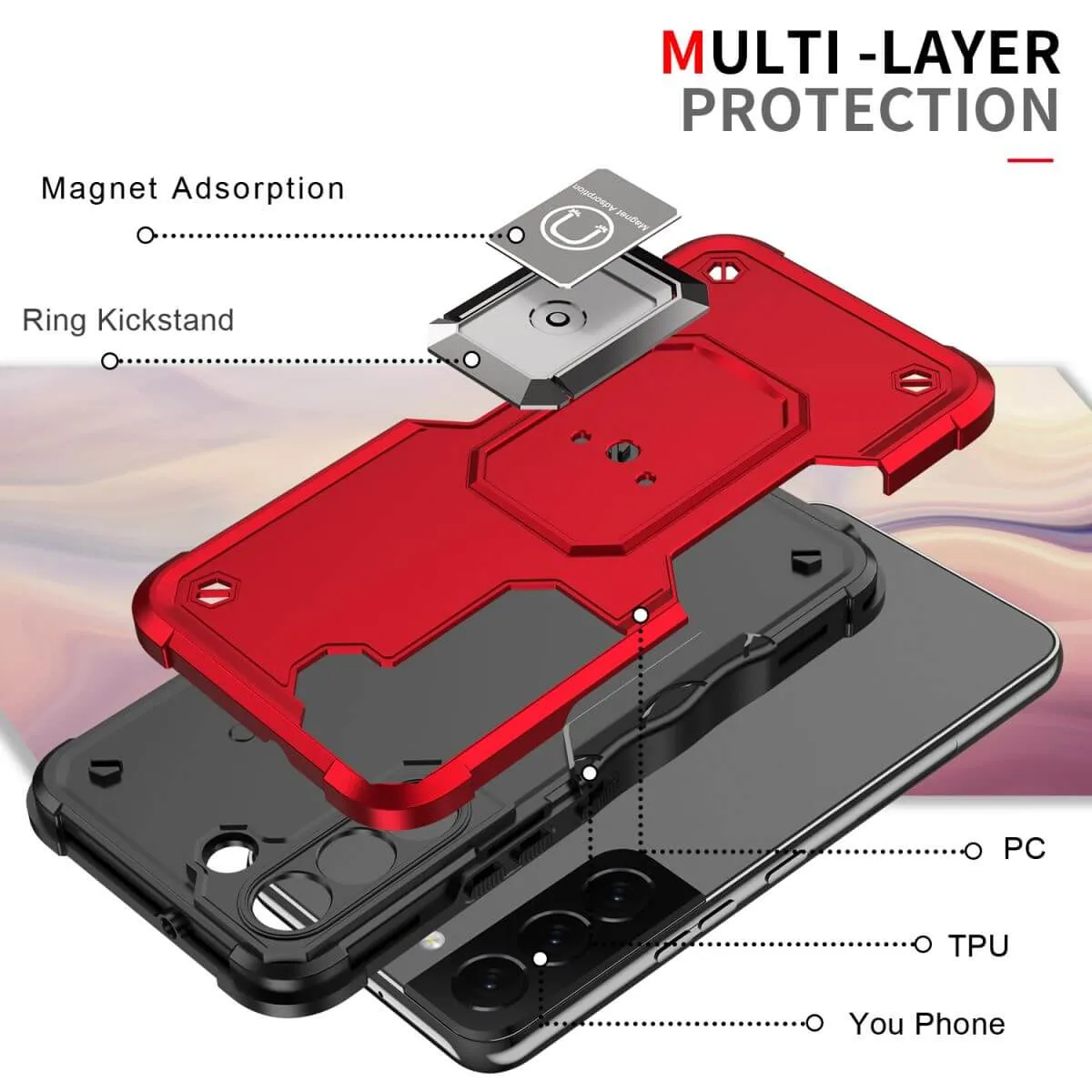 Pop Stand Series Samsung S24 Magnetic Case with Stand