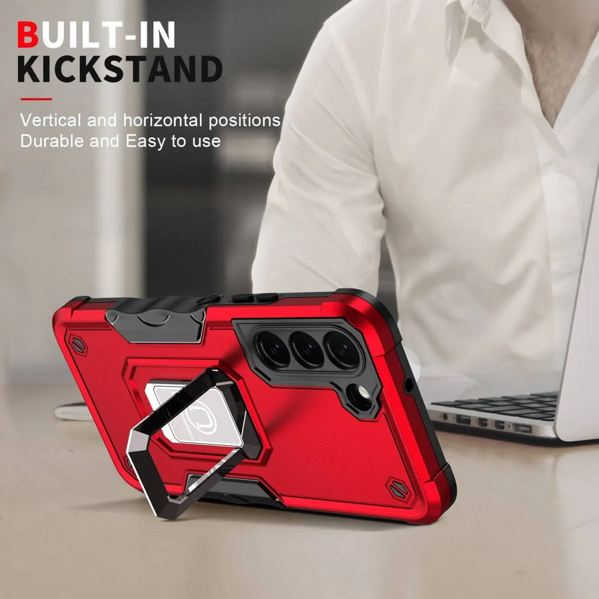 Pop Stand Series Samsung S24 Magnetic Case with Stand