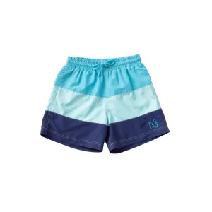 Prodoh Colorblock Swim Trunks in Blue Blossom