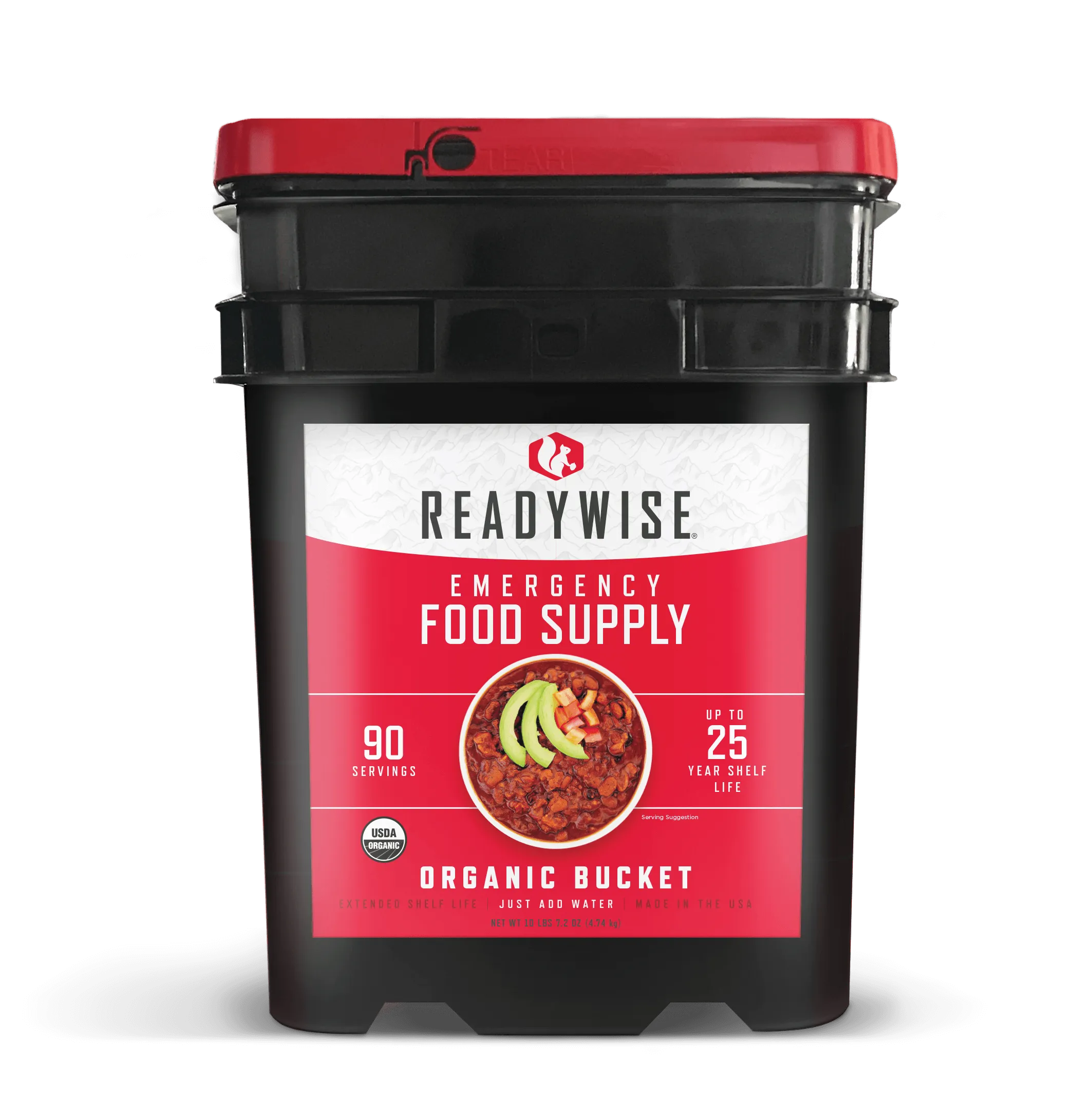 ReadyWise - 90 Serving Organic Bucket