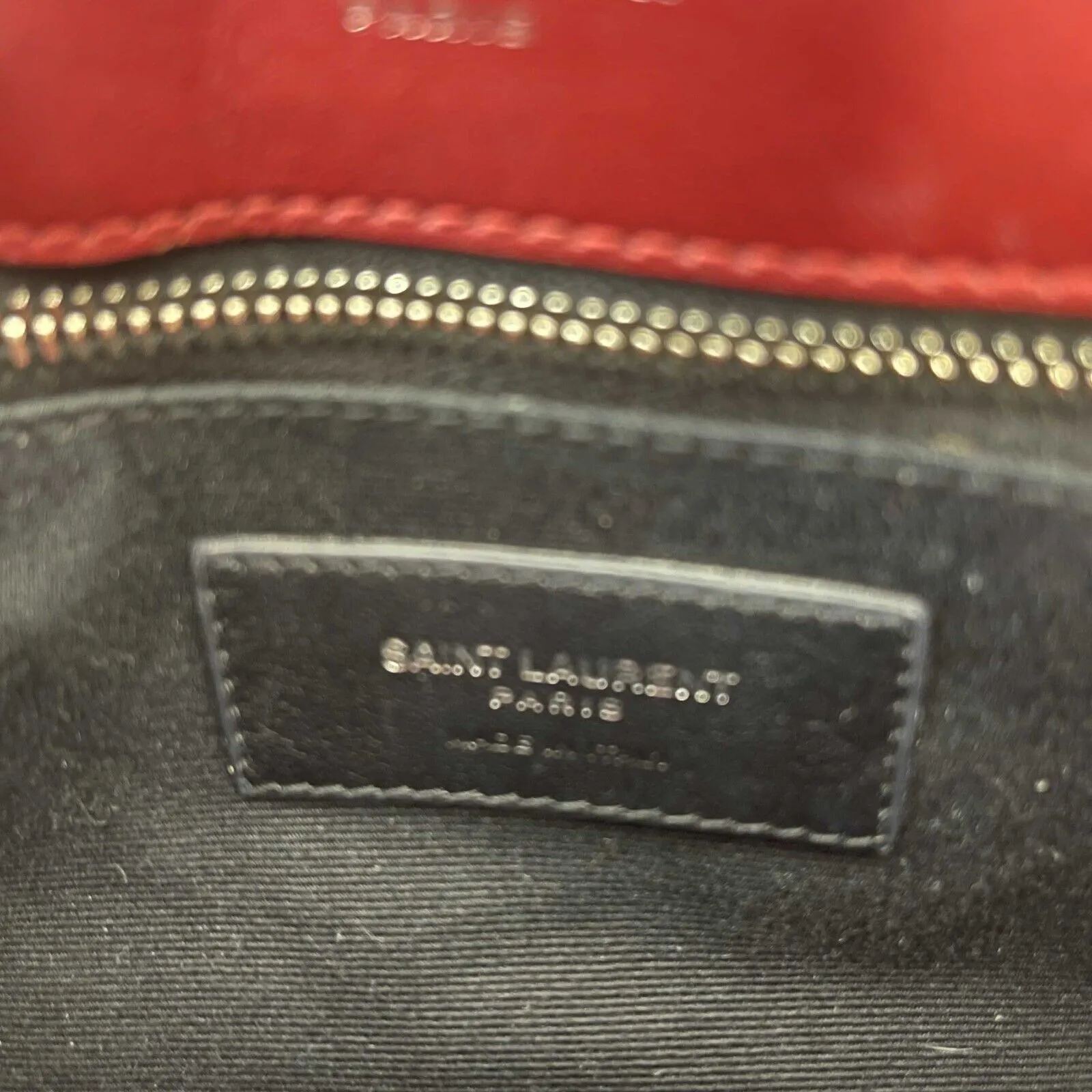 Saint Laurent LouLou Toy Strap Bag in Quilted Y Leather Red Cranberry Crossbody