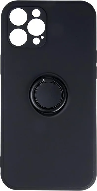 Samsung Galaxy A53 5G Finger Grip Protective Silicon Cover - Black