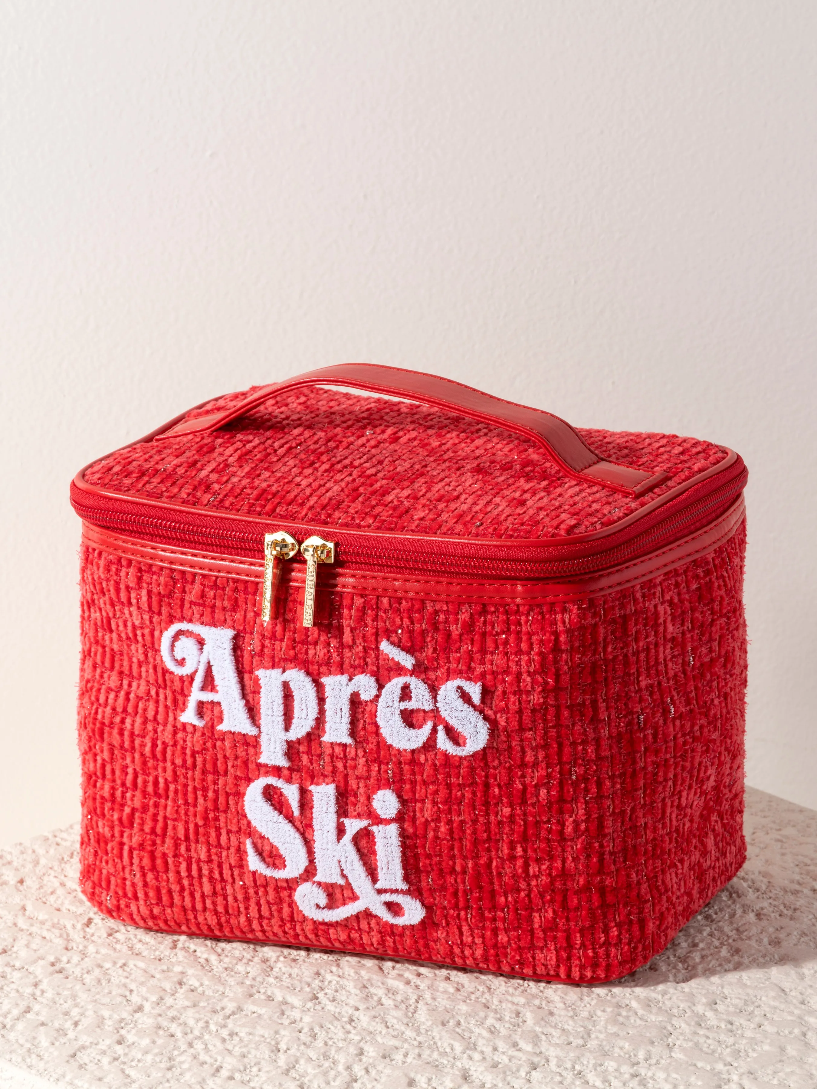 Shiraleah "Apres Ski" Cosmetic Case, Red