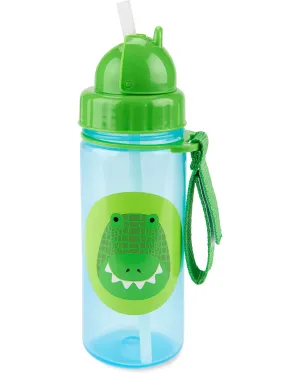 Skip Hop Drink Bottle with Straw - Crocodile