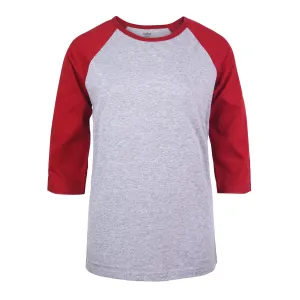 SOFRA LADIES BASEBALL TEE (LBT001_LT.H/BUR)