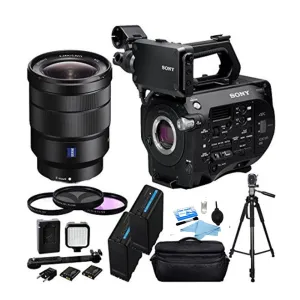 Sony PXW-FS7 4K XDCAM Camera with Super 35 CMOS Sensor   Sony 16-35mm Vario-Tessar T Fe F4 ZA OSS E-Mount Lens BUNDLE