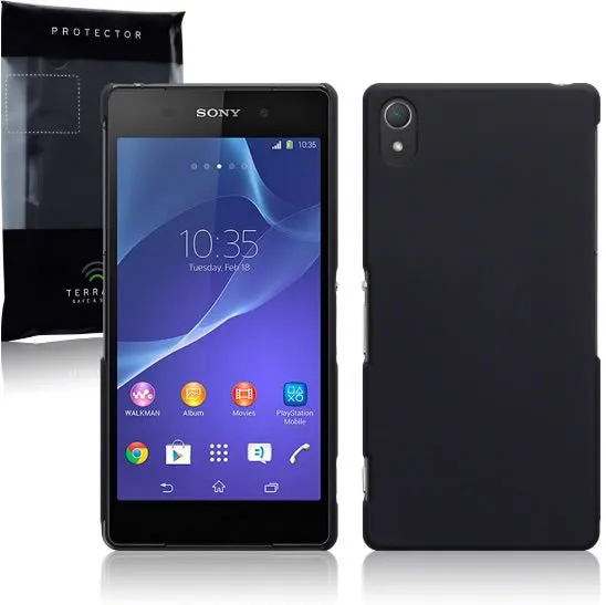 Sony Xperia Z2 Hard Shell Cover - Black