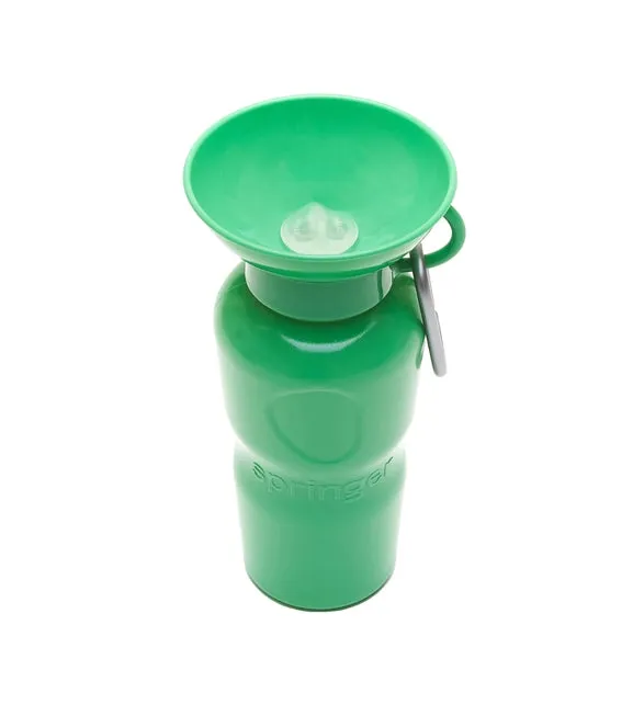 Springer Classic Travel Dog Water Bottle - Green