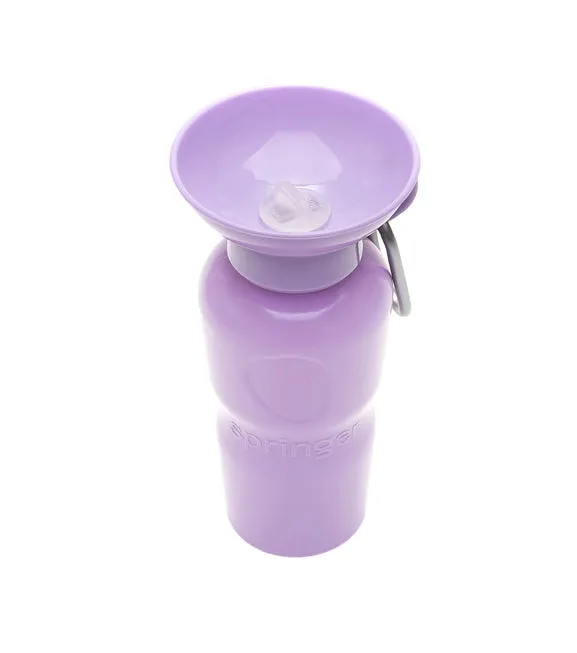 Springer Classic Travel Dog Water Bottle - Lilac